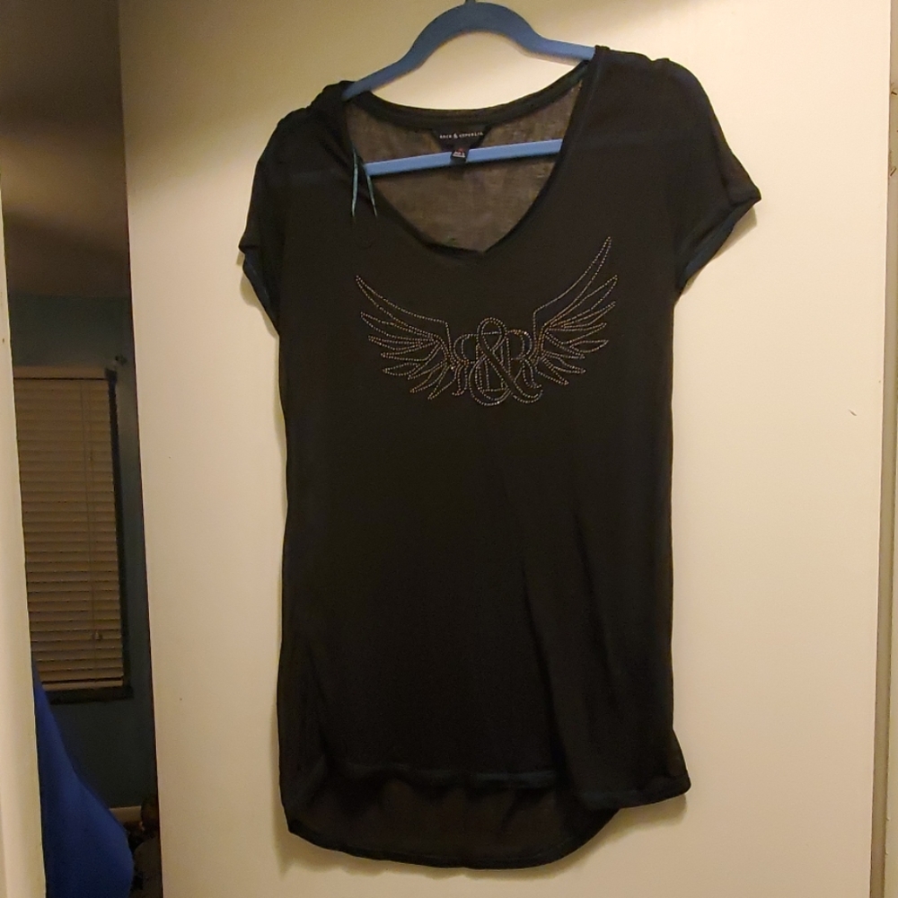 Rock & Republic thin studded tshirt
